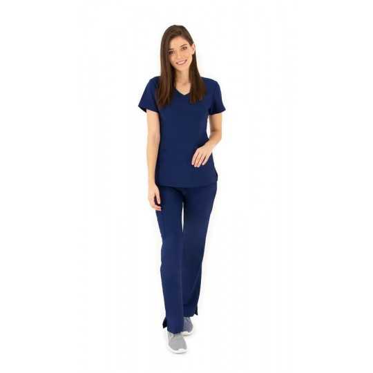 Tunique Médicale Femme Bleu Marine TMF002